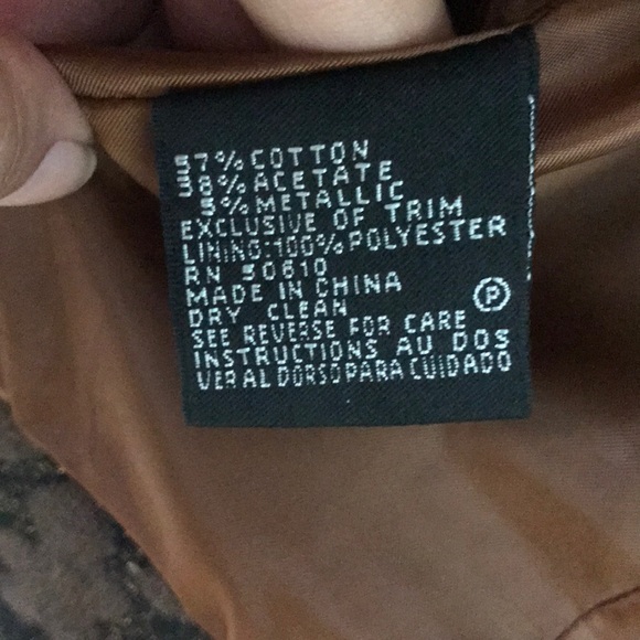 Albert Nipon beautiful metallic cocktail blazer 😍 - Picture 6 of 8